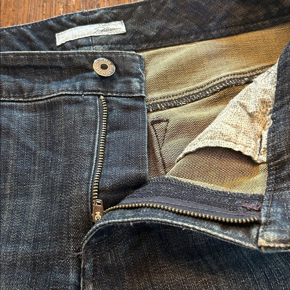 Chico's Dark Blue Boot Cut Jeans - Picture 6 of 7